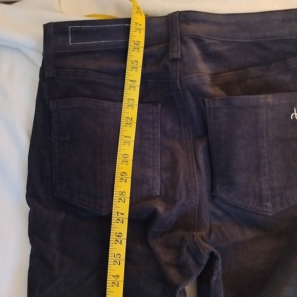 Rag & Bone High Rise Ankle Skinny Corduroy Pants Cropped Hem Women's 26 Read - Picture 5 of 7
